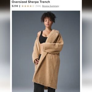 Alo Yoga Oversized Sherpa Trench